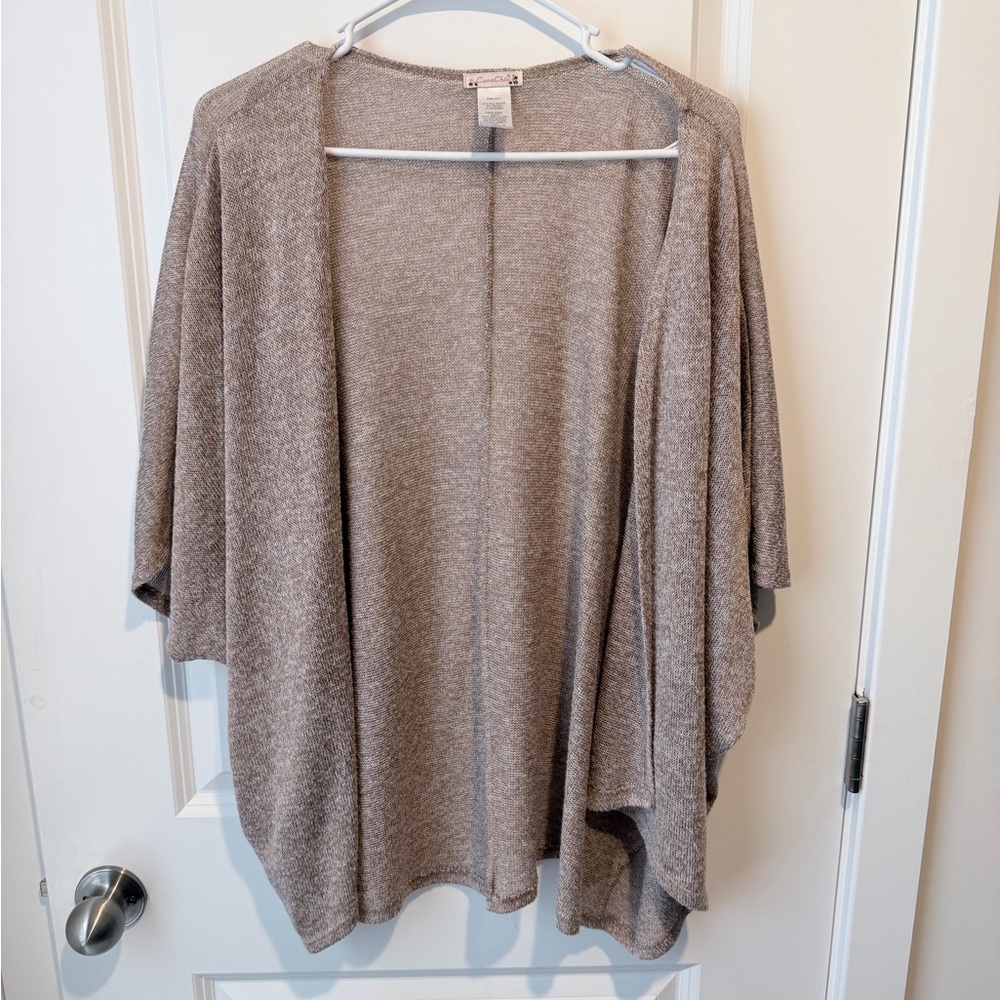 Oversized Short-Sleeve Open Cardigan – LunaChic – S/M ✨